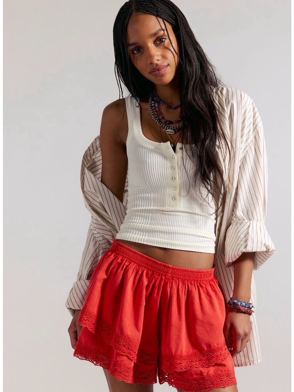 Full Harmony Shorts Color Scarlette Size Large